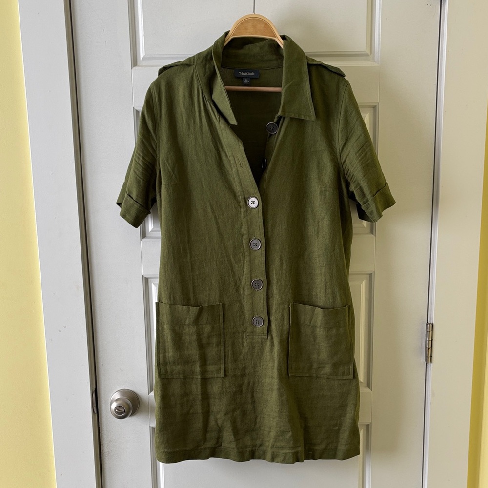 Modcloth Olive Green Mini Dress
